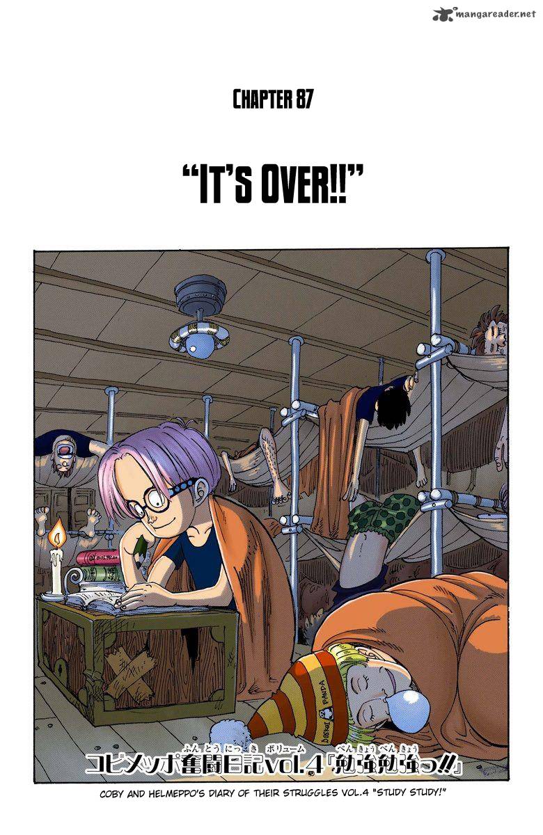 One Piece Colored Chapter 87 Page 1