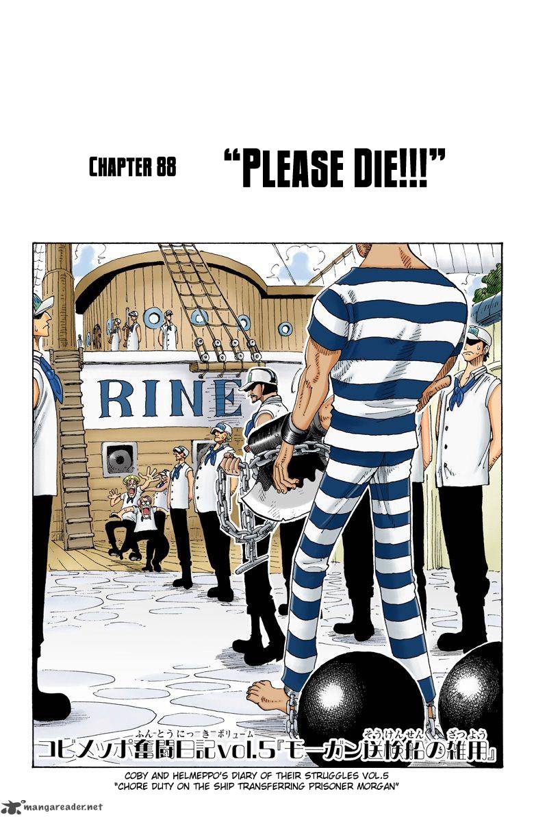 One Piece Colored Chapter 88 Page 1