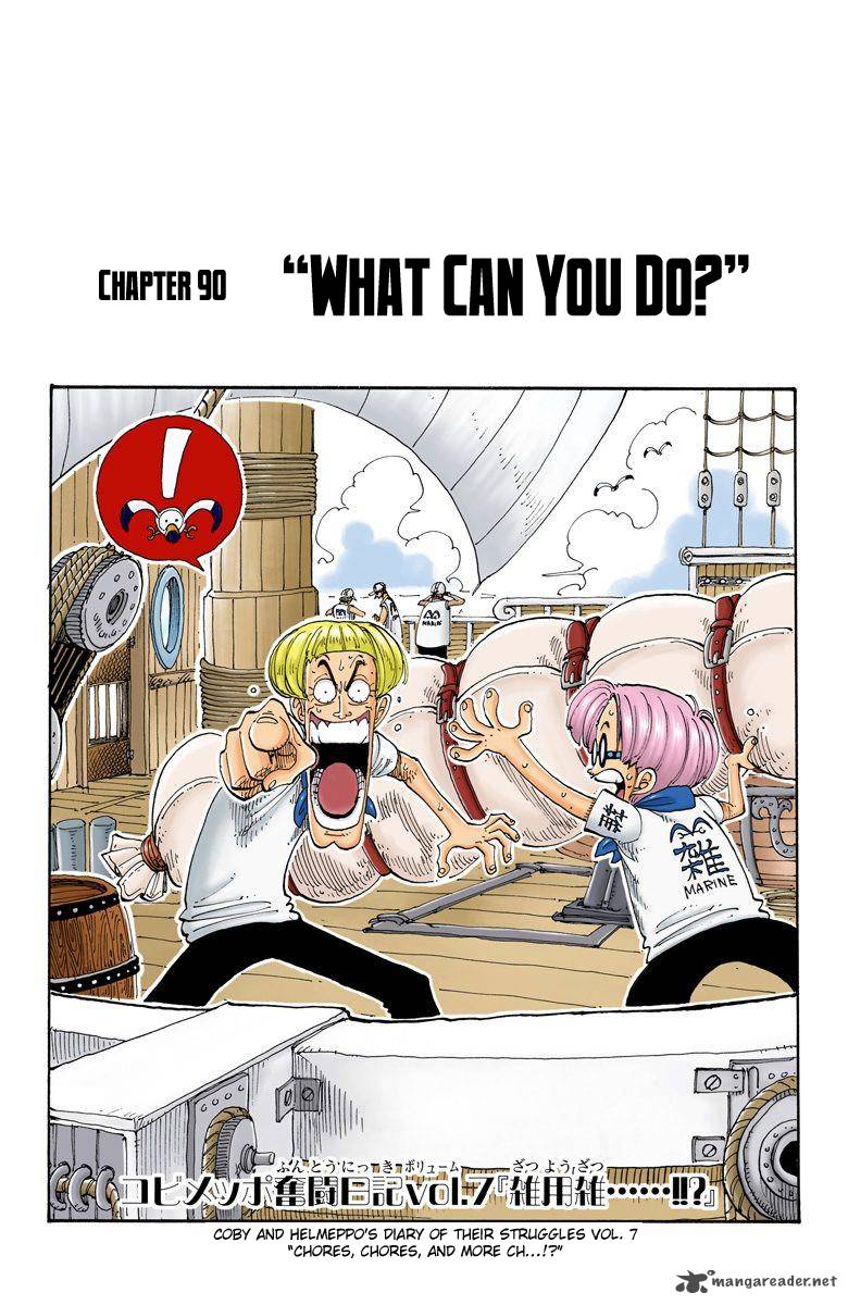 One Piece Colored Chapter 90 Page 1