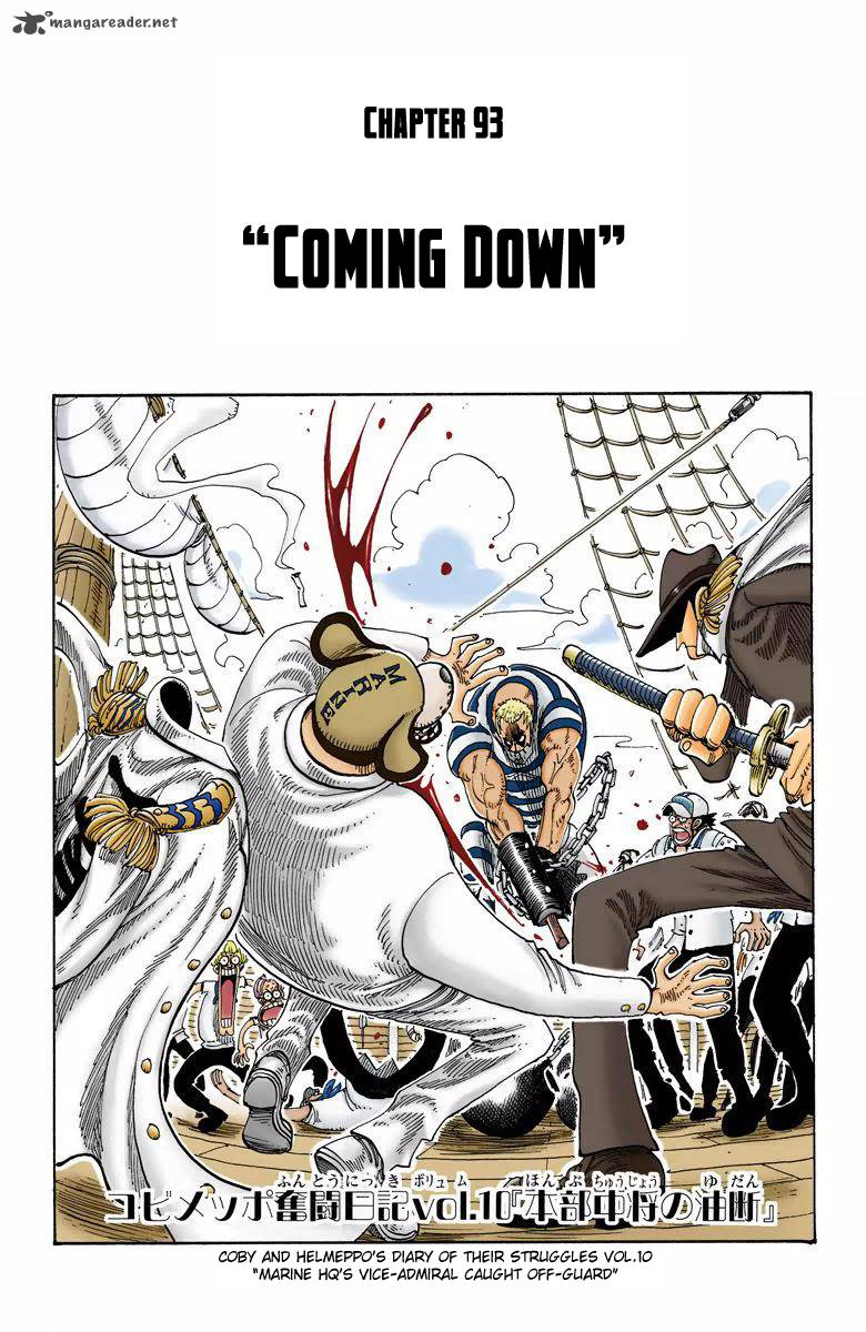 One Piece Colored Chapter 93 Page 2