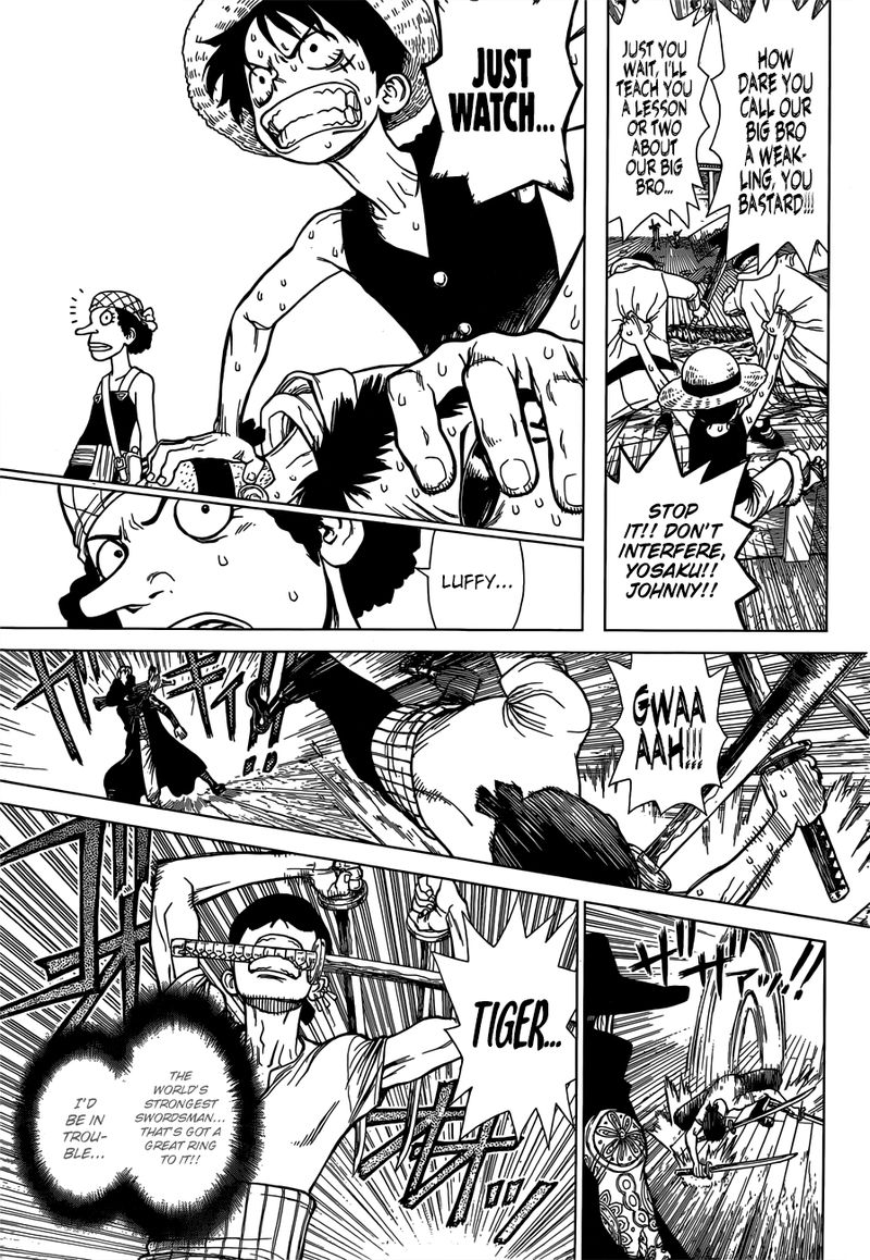 One Piece Roronoa Zoro Falls Into The Sea Chapter 1 Page 13