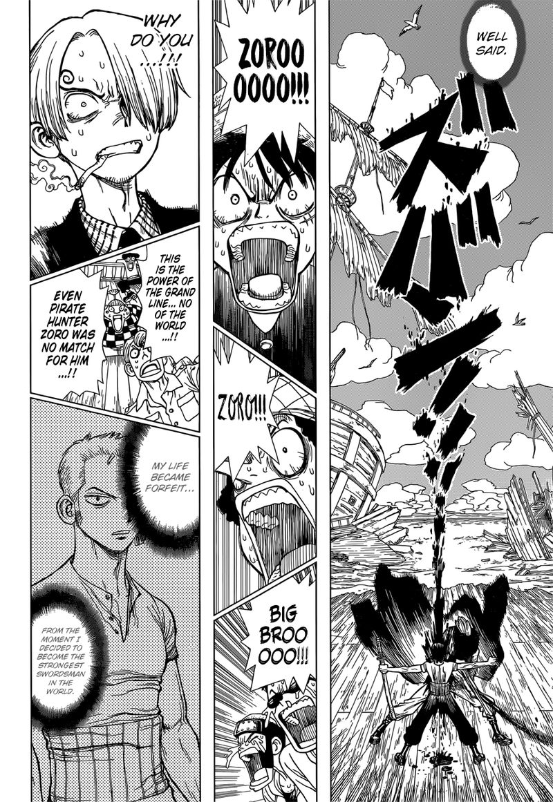 One Piece Roronoa Zoro Falls Into The Sea Chapter 1 Page 19