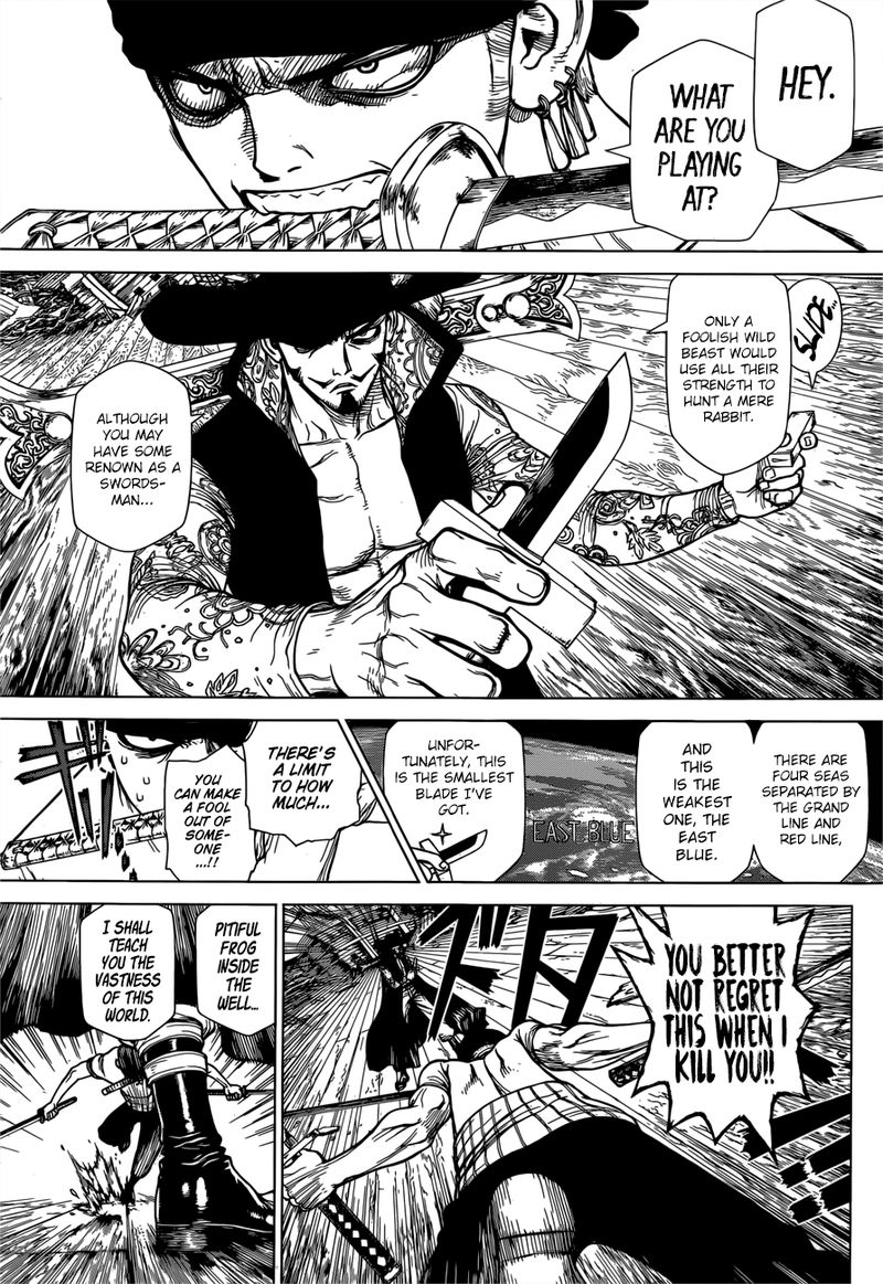 One Piece Roronoa Zoro Falls Into The Sea Chapter 1 Page 7