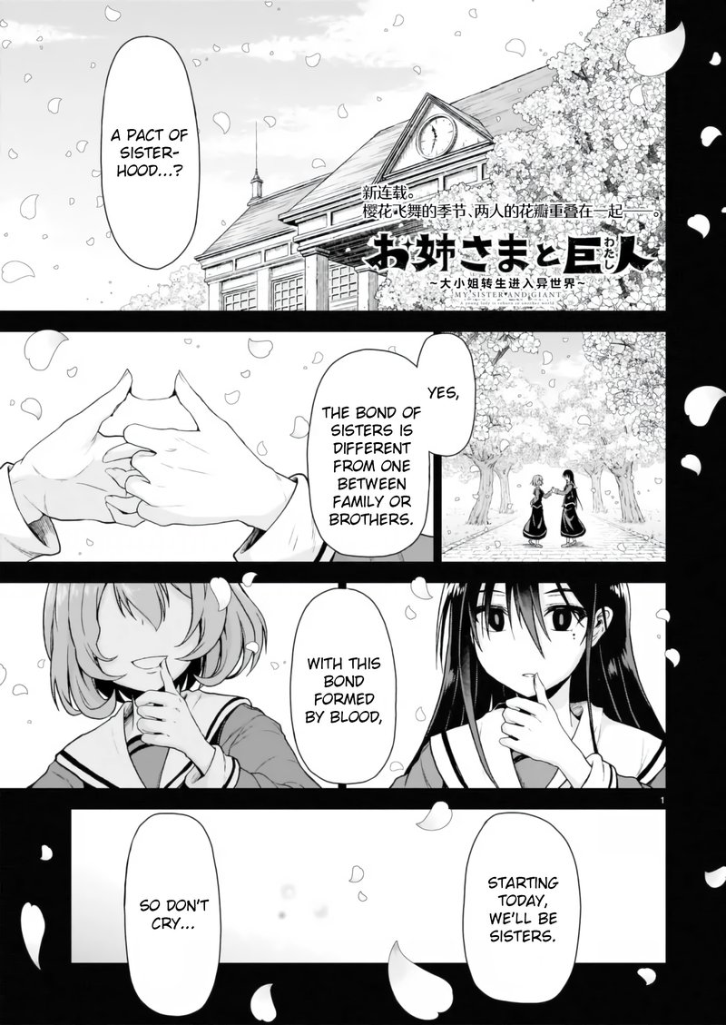 Onee Sama To Watashi Ojou Sama Ga Isekai Tensei Chapter 1 Page 1