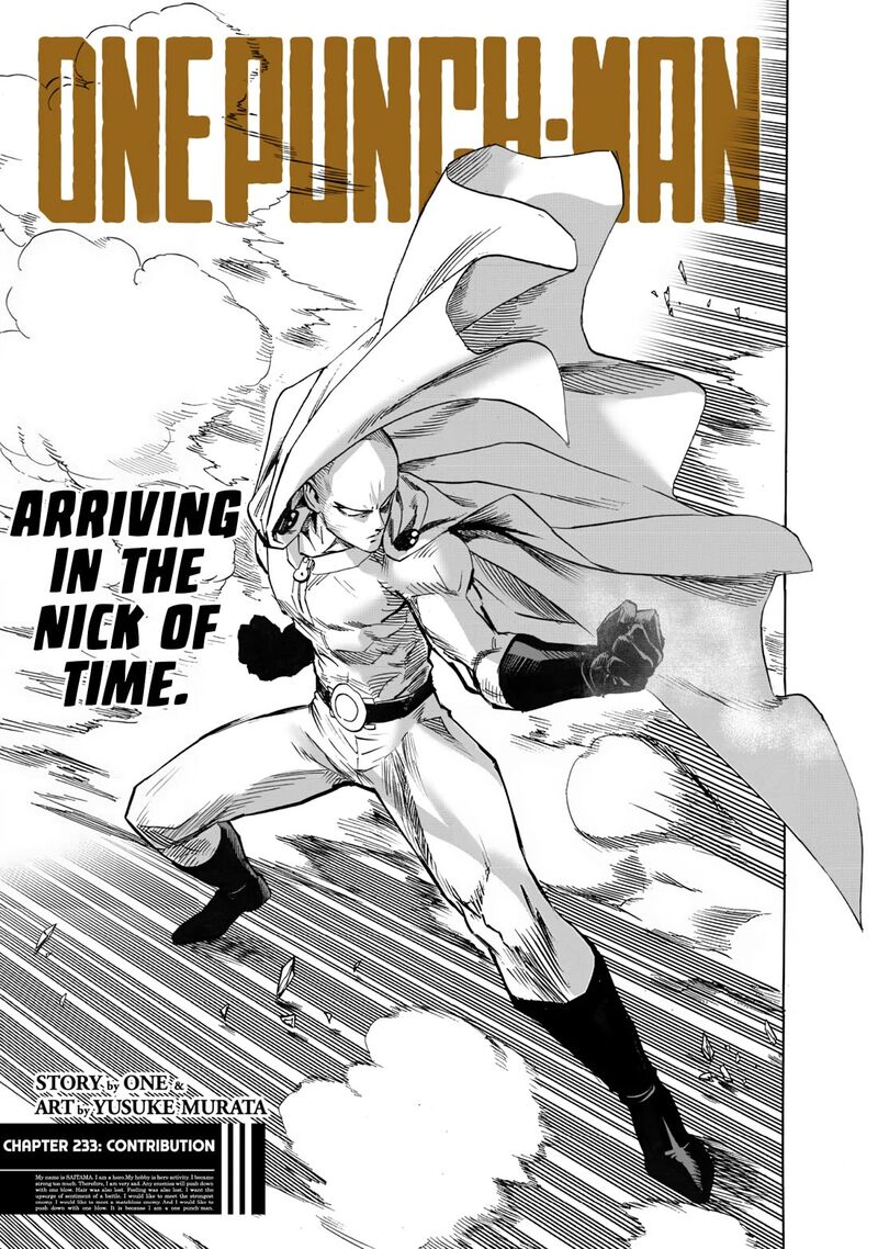 One-Punch Man Chapter 233 page 1