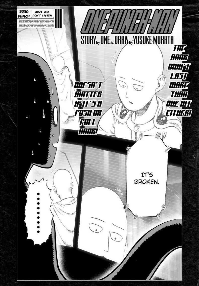 Onepunch Man Chapter 33 Page 2