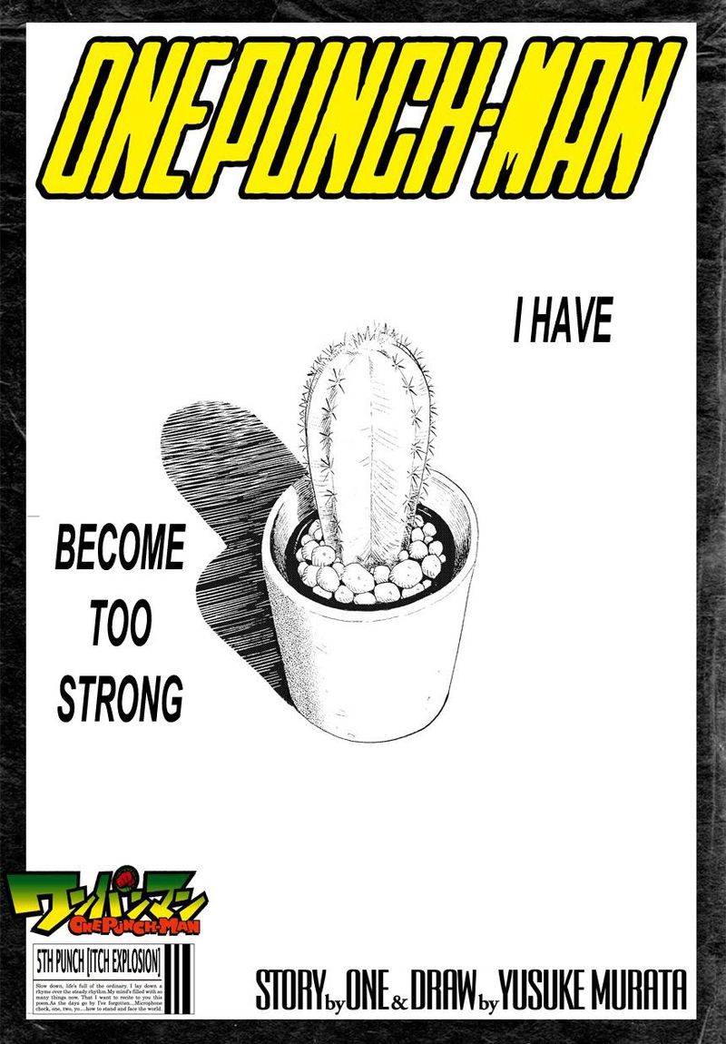 Onepunch Man Chapter 5 Page 1