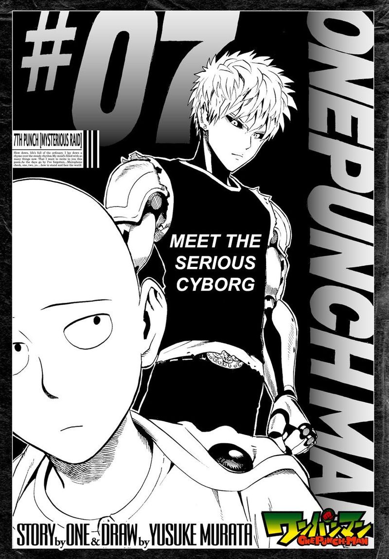 Onepunch Man Chapter 7 Page 1