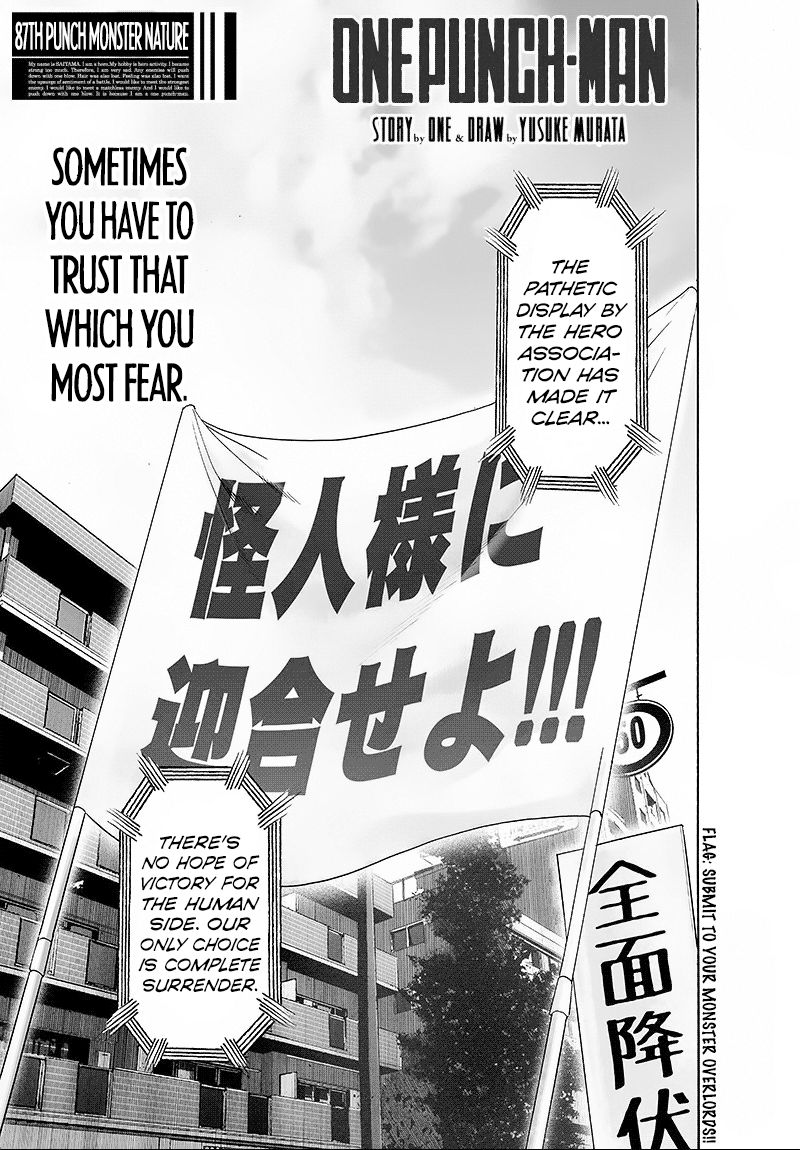 Onepunch Man Chapter 87 Page 1