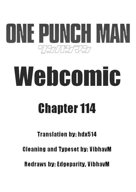 Onepunch Man One Chapter 114 Page 1