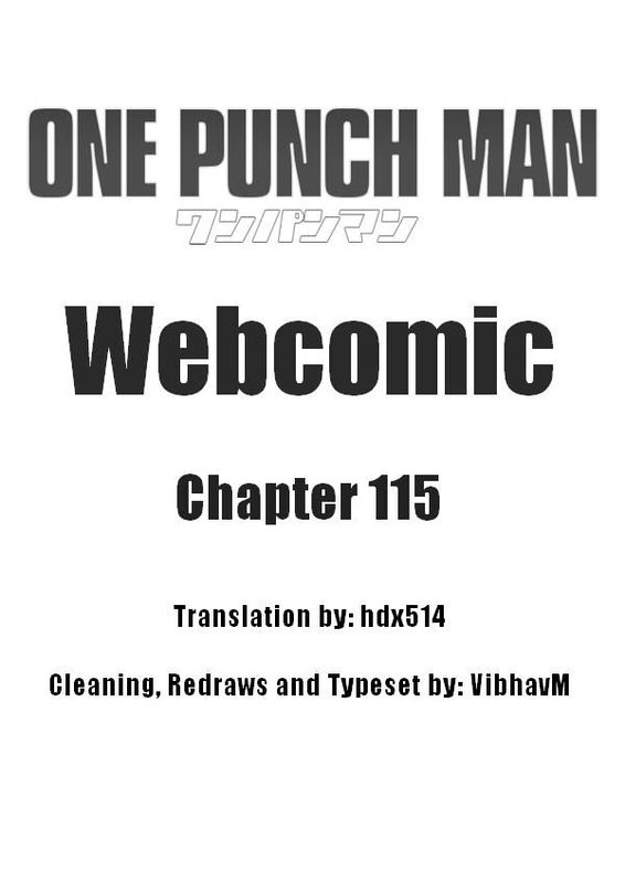 Onepunch Man One Chapter 115 Page 1