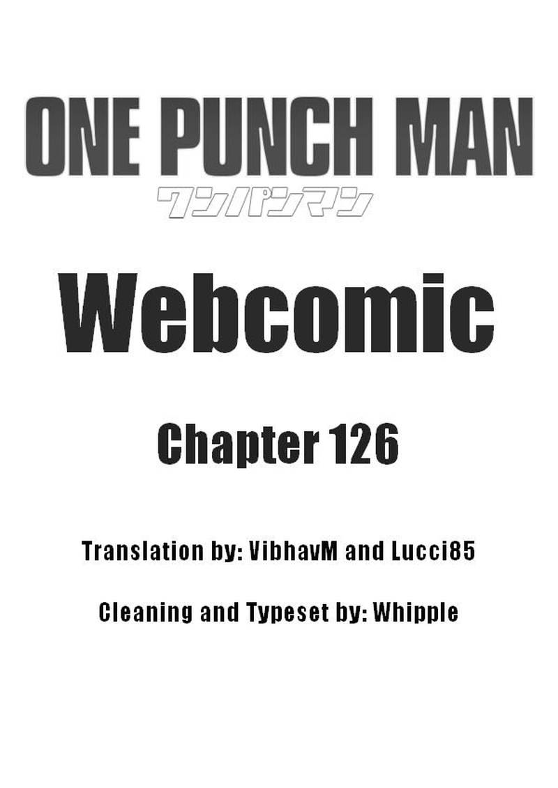 Onepunch Man One Chapter 126 Page 1