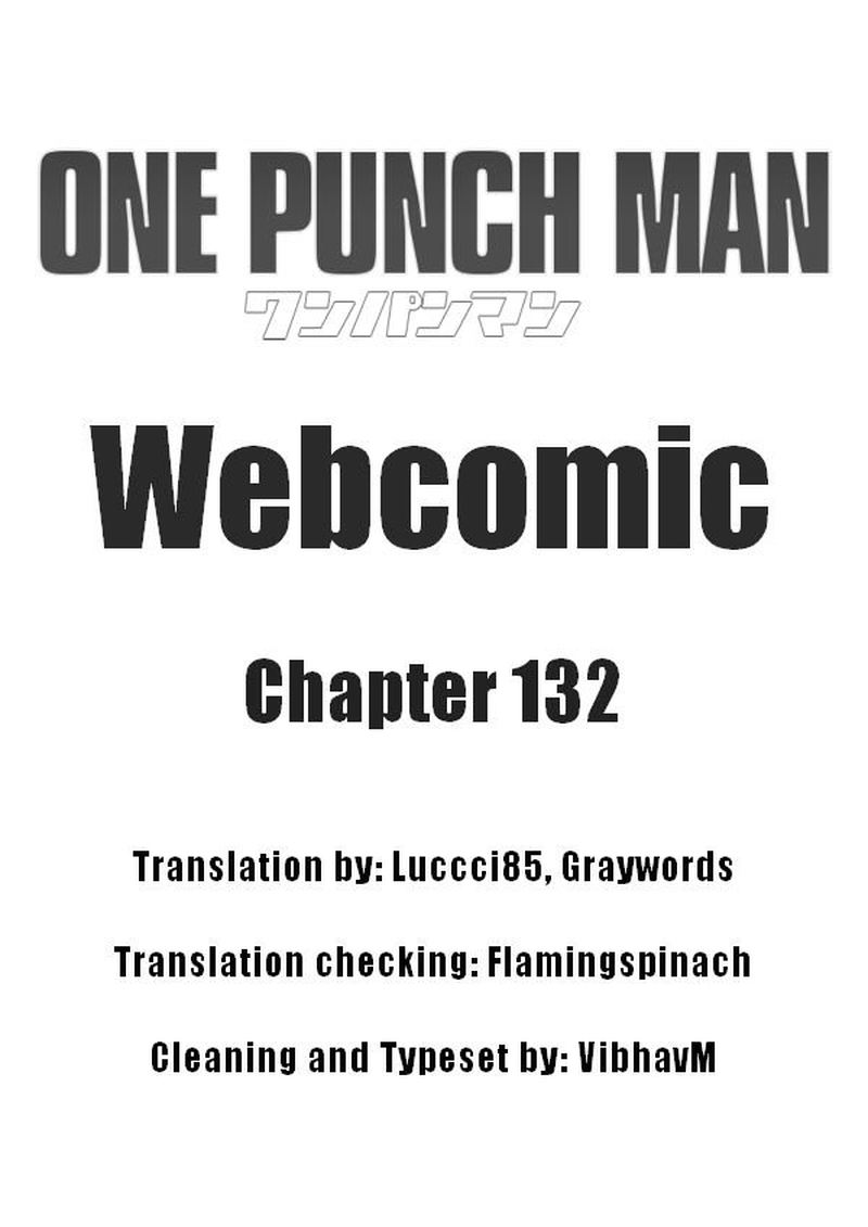 Onepunch Man One Chapter 132 Page 1