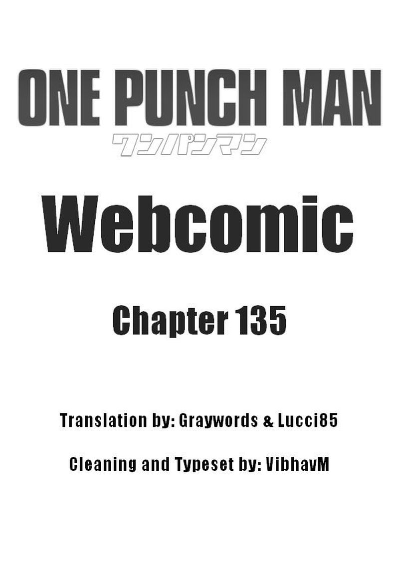 Onepunch Man One Chapter 135 Page 1