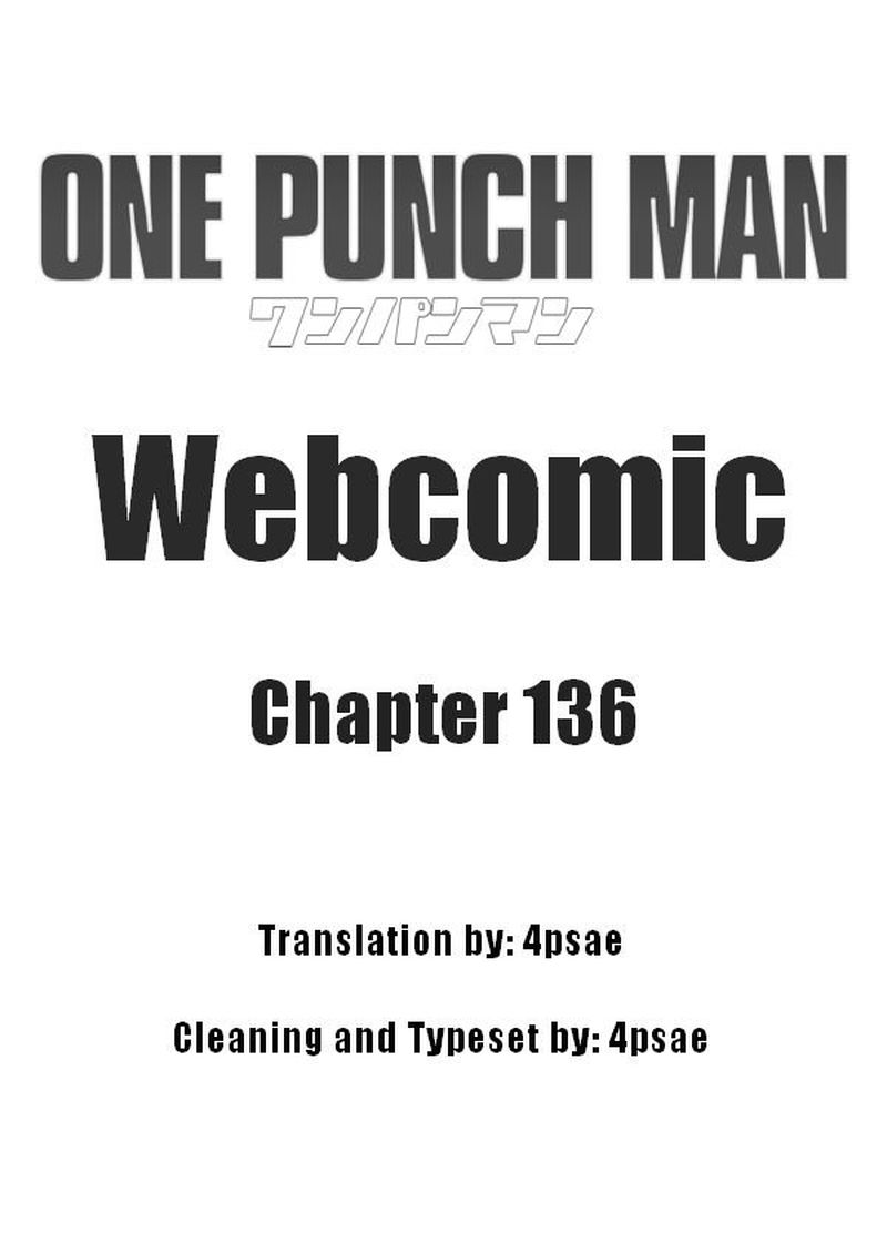 Onepunch Man One Chapter 136 Page 1