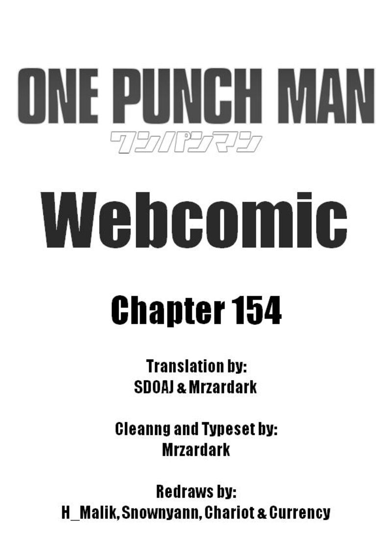 Onepunch Man One Chapter 154 Page 1