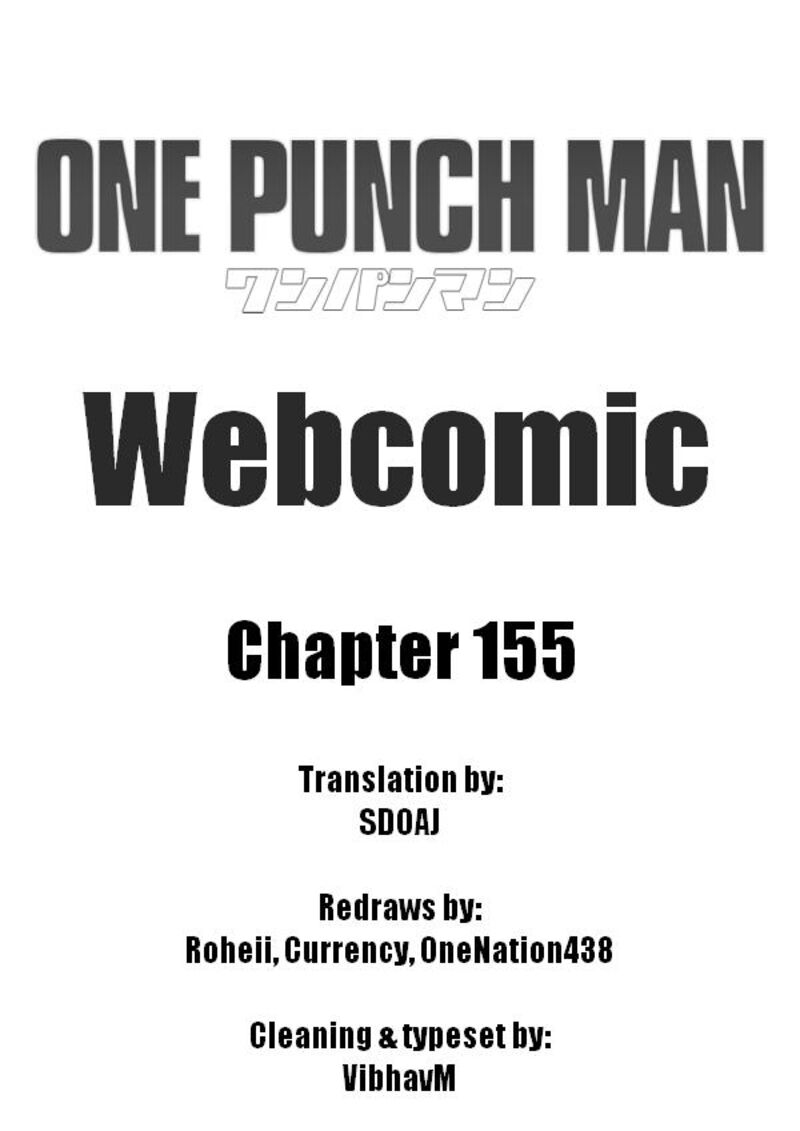 Onepunch Man One Chapter 155 Page 1