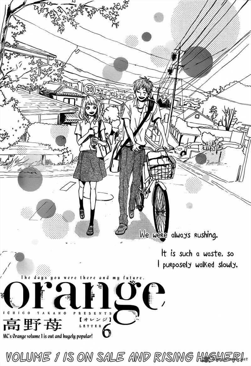 Orange Takano Ichigo Chapter 6 Page 1