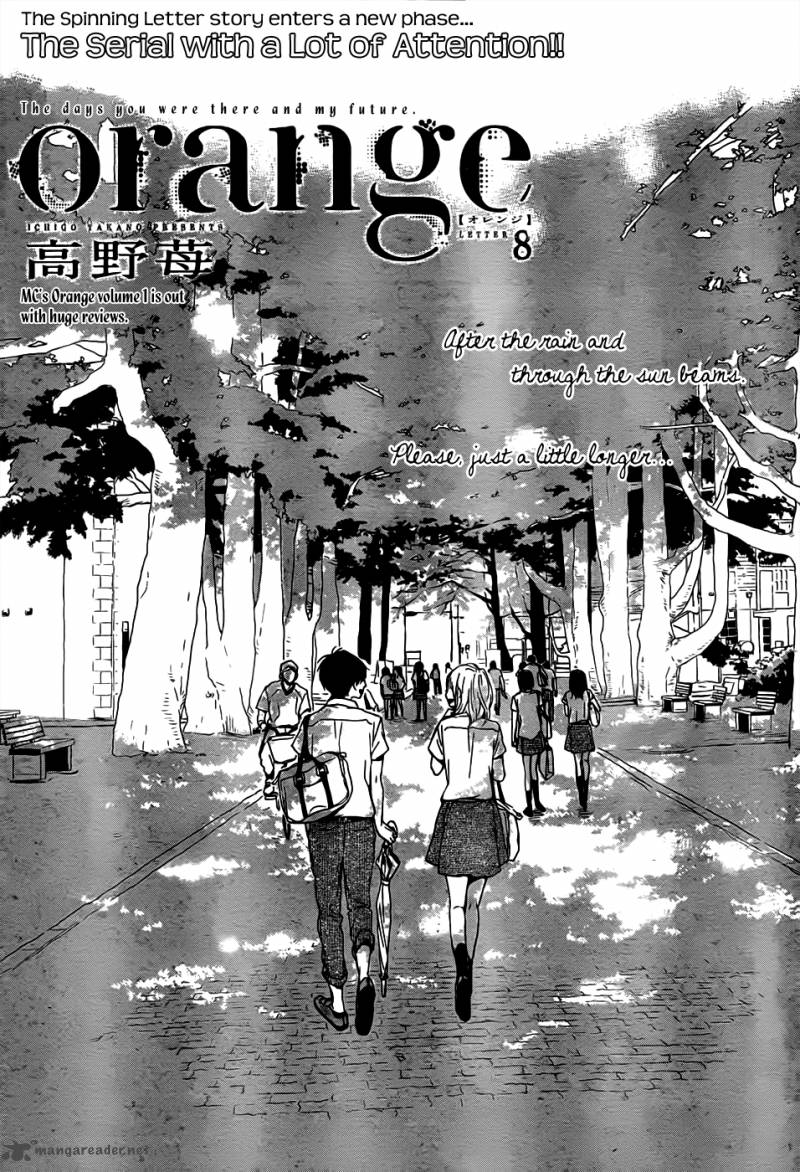 Orange Takano Ichigo Chapter 8 Page 1