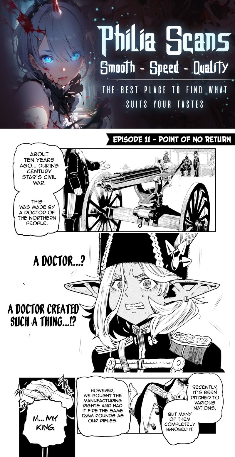Orcsen Oukokushi Yaban Na Ooku No Kuni Wa Ikanishite Heiwa Na Elf No Kuni Wo Yakiharau Ni Itatta Ka Chapter 11 Page 1