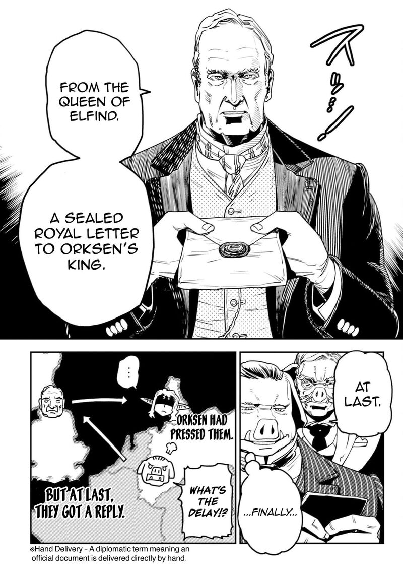 Orcsen Oukokushi Yaban Na Ooku No Kuni Wa Ikanishite Heiwa Na Elf No Kuni Wo Yakiharau Ni Itatta Ka Chapter 11 Page 44