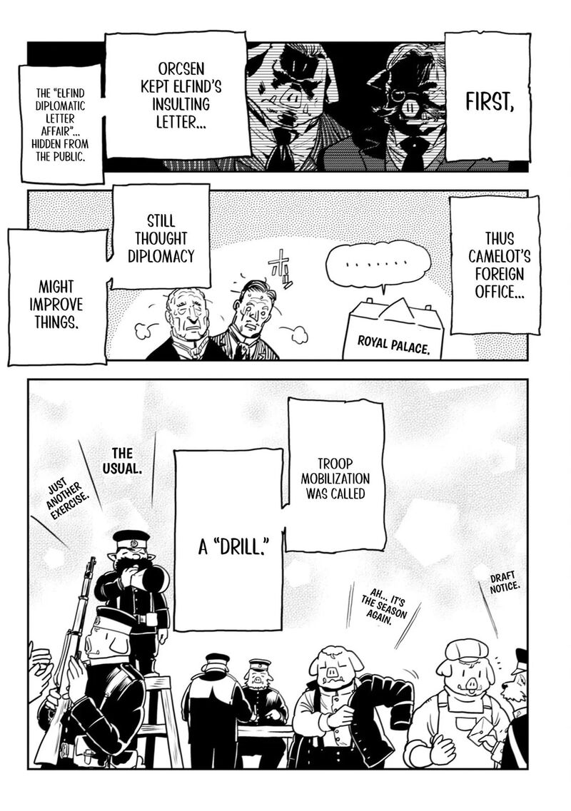 Orcsen Oukokushi Yaban Na Ooku No Kuni Wa Ikanishite Heiwa Na Elf No Kuni Wo Yakiharau Ni Itatta Ka Chapter 12 Page 3