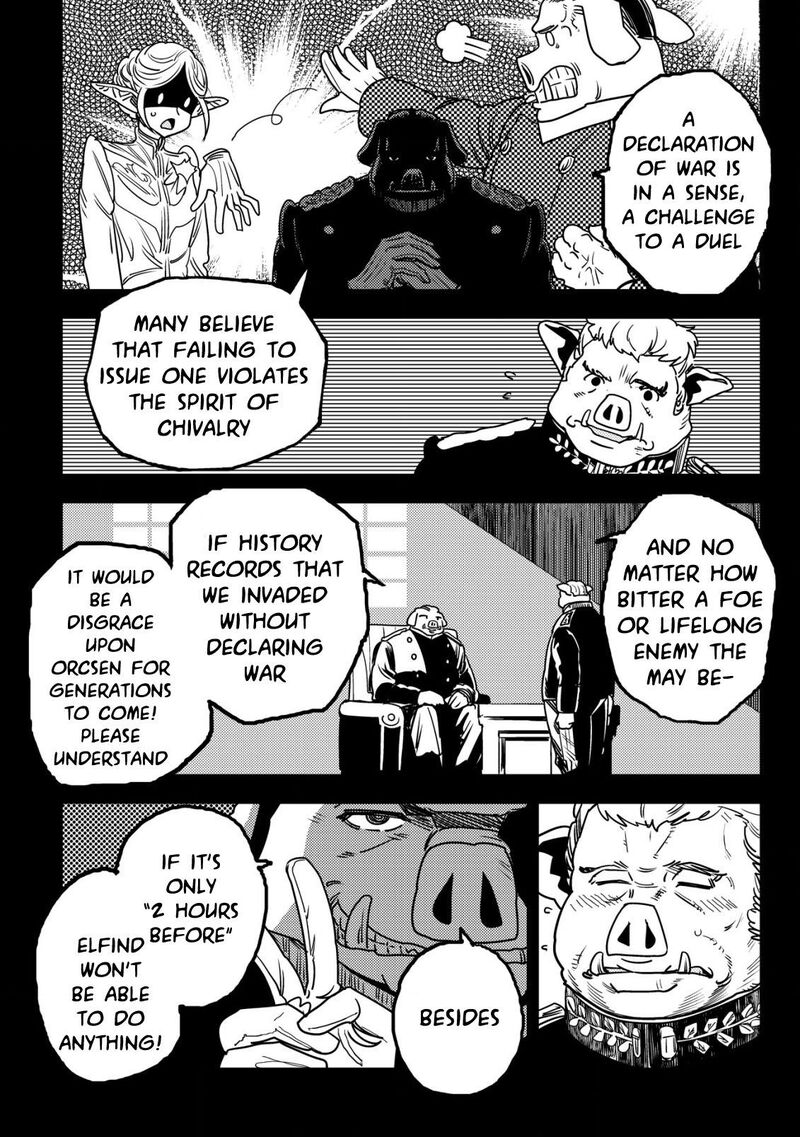 Orcsen Oukokushi Yaban Na Ooku No Kuni Wa Ikanishite Heiwa Na Elf No Kuni Wo Yakiharau Ni Itatta Ka Chapter 13 Page 21