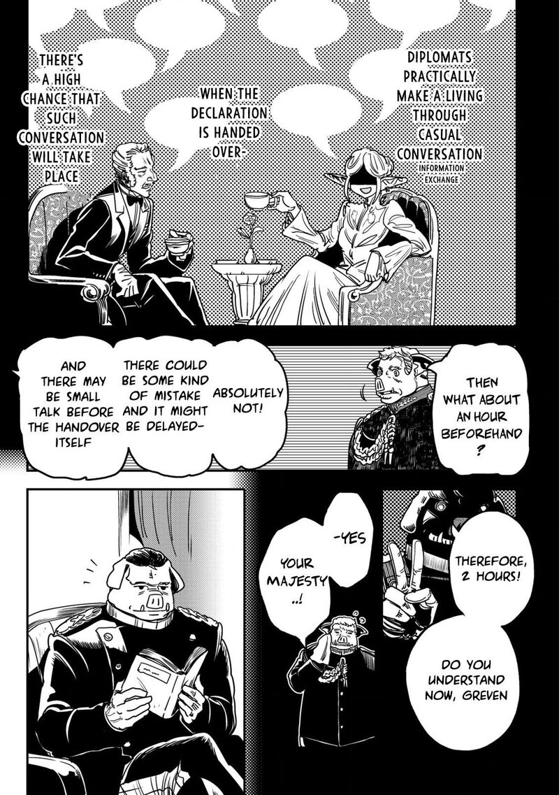 Orcsen Oukokushi Yaban Na Ooku No Kuni Wa Ikanishite Heiwa Na Elf No Kuni Wo Yakiharau Ni Itatta Ka Chapter 13 Page 22