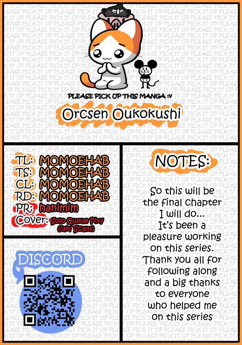 Orcsen Oukokushi Yaban Na Ooku No Kuni Wa Ikanishite Heiwa Na Elf No Kuni Wo Yakiharau Ni Itatta Ka Chapter 13 Page 57