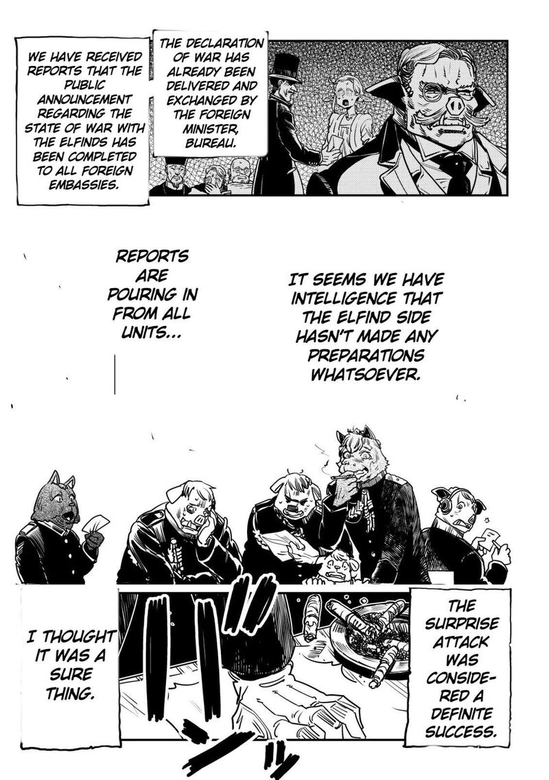 Orcsen Oukokushi Yaban Na Ooku No Kuni Wa Ikanishite Heiwa Na Elf No Kuni Wo Yakiharau Ni Itatta Ka Chapter 14 Page 44