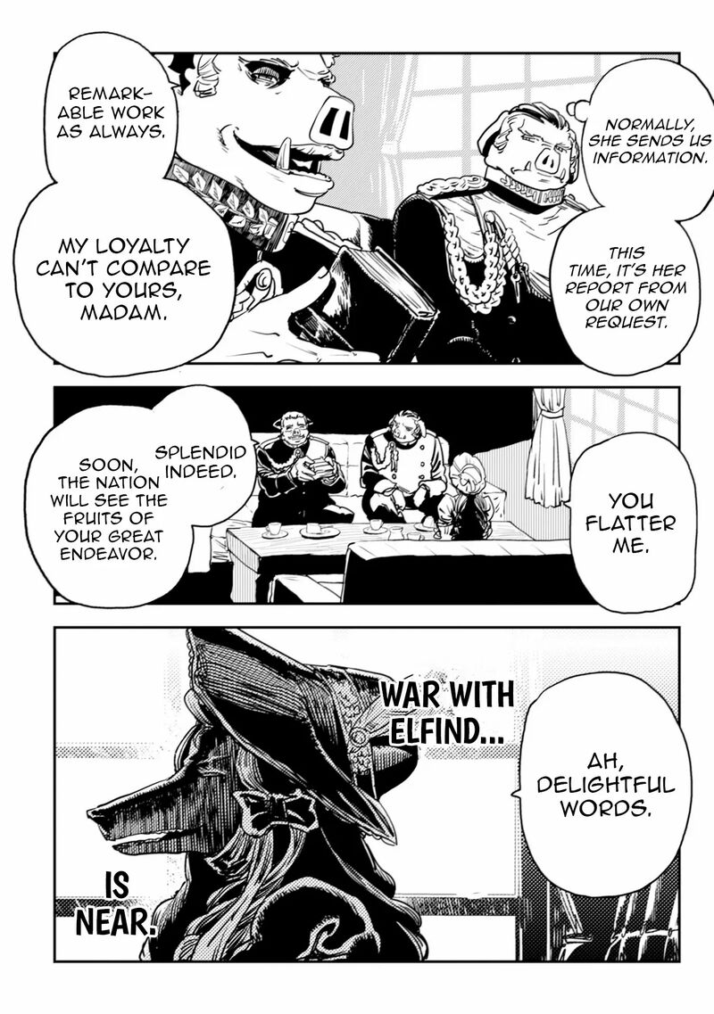 Orcsen Oukokushi Yaban Na Ooku No Kuni Wa Ikanishite Heiwa Na Elf No Kuni Wo Yakiharau Ni Itatta Ka Chapter 9 Page 12