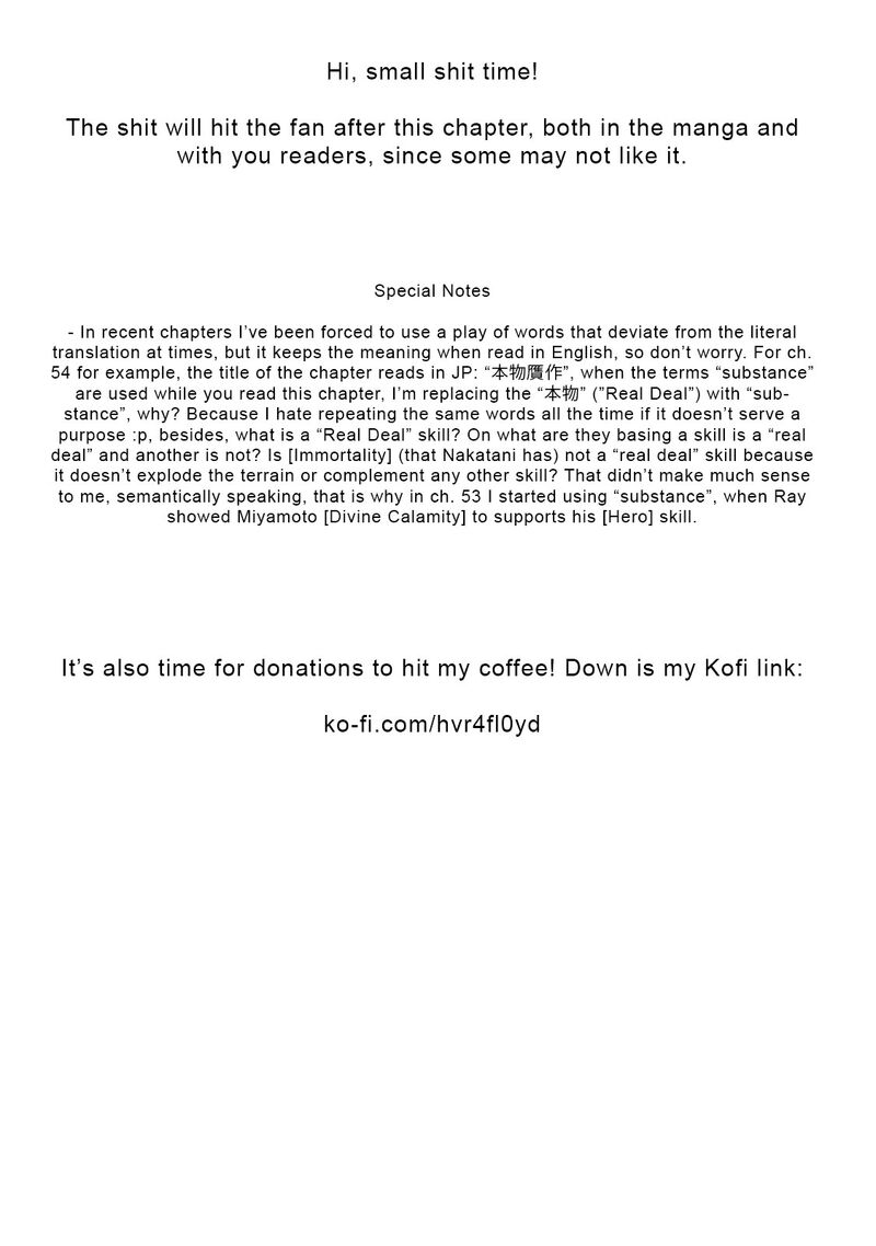 Ore Dake Fuguu Skill No Isekai Shoukan Hangyakuki Saijaku Skill Kyuushuu Ga Subete O Nomikomu Made Chapter 54 Page 1