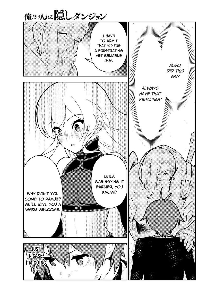 Ore Dake Haireru Kakushi Dungeon Kossori Kitaete Sekai Saikyou Chapter 29 Page 35