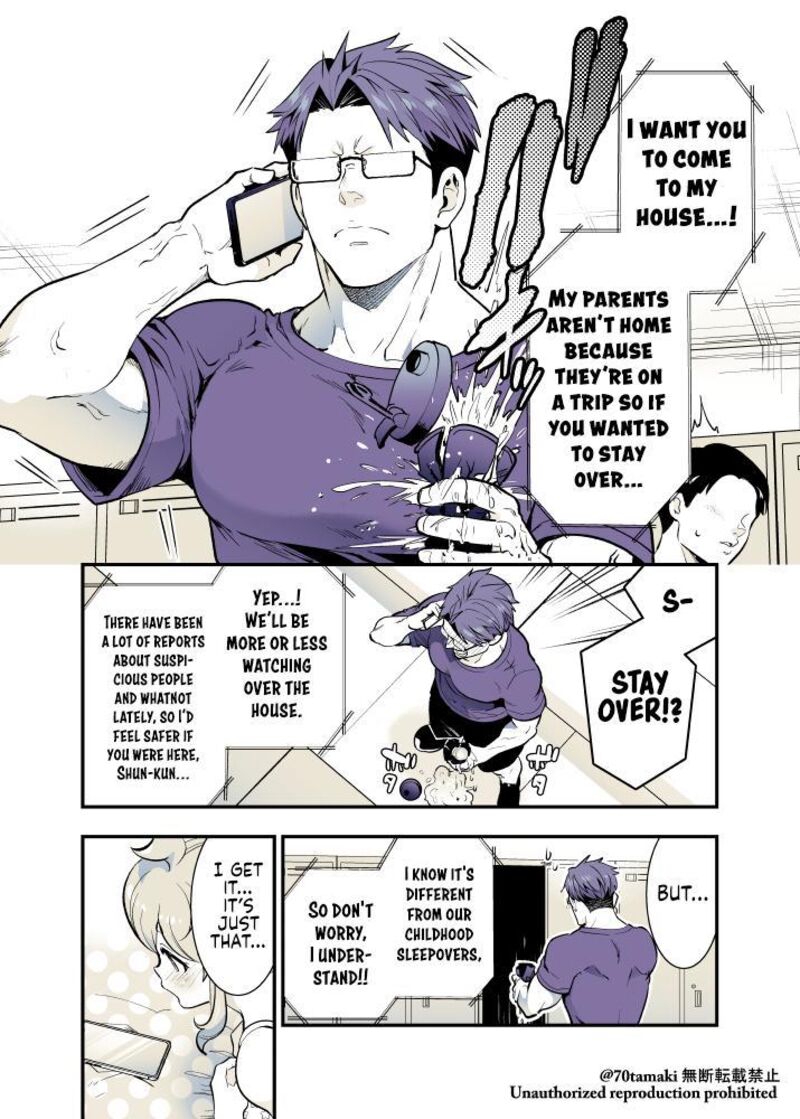 Osananajimi Ga Hisabisa Ni Saikai Shitara Otagai Kyonyuu Ni Natteta Chapter 51 Page 3