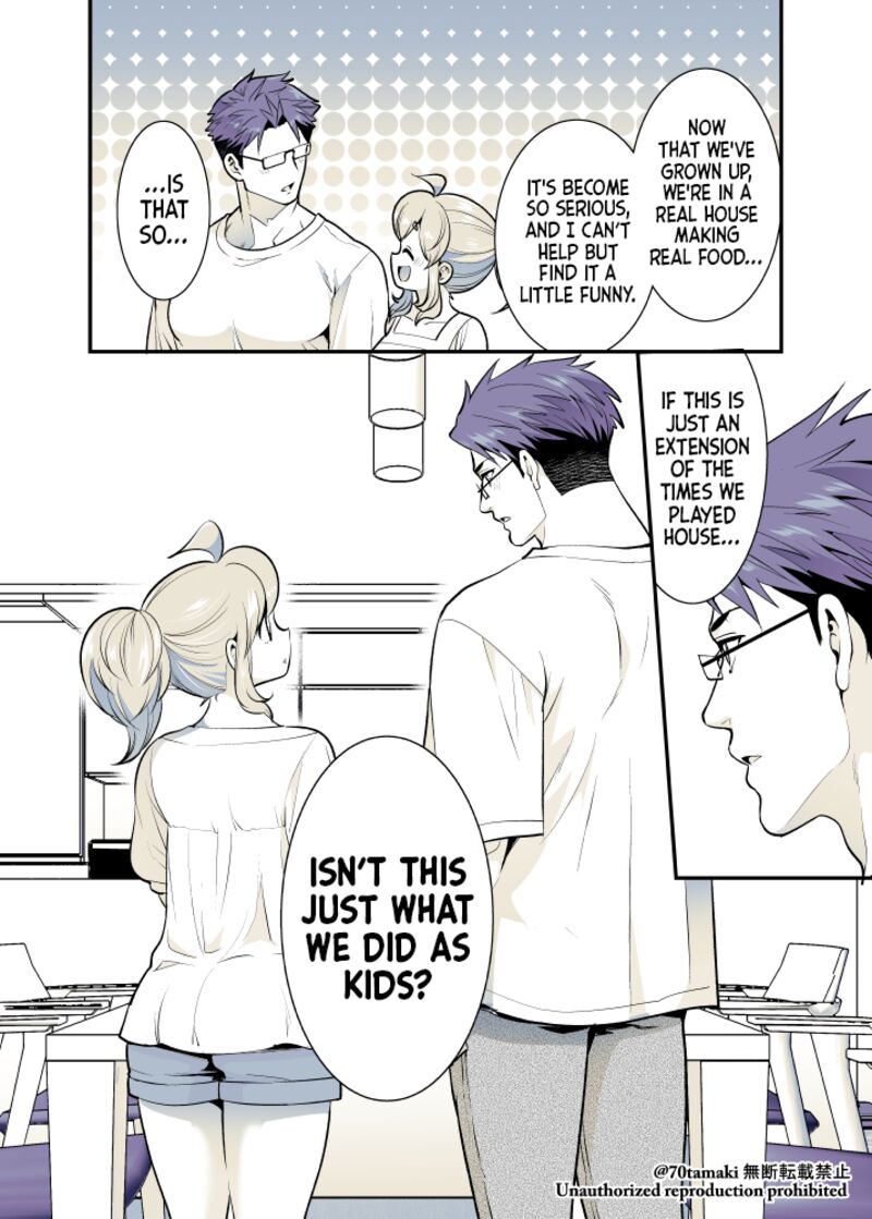 Osananajimi Ga Hisabisa Ni Saikai Shitara Otagai Kyonyuu Ni Natteta Chapter 54 Page 2