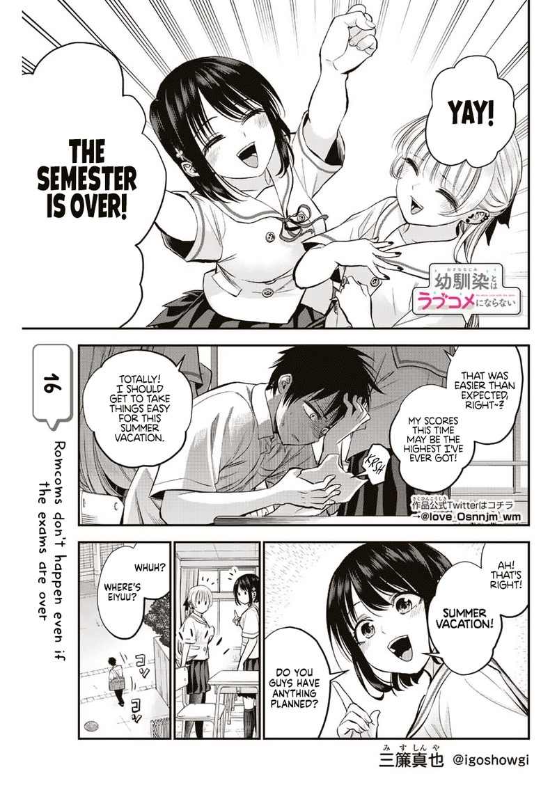 Osananajimi To Wa Romcom Ni Naranai Chapter 16 Page 1