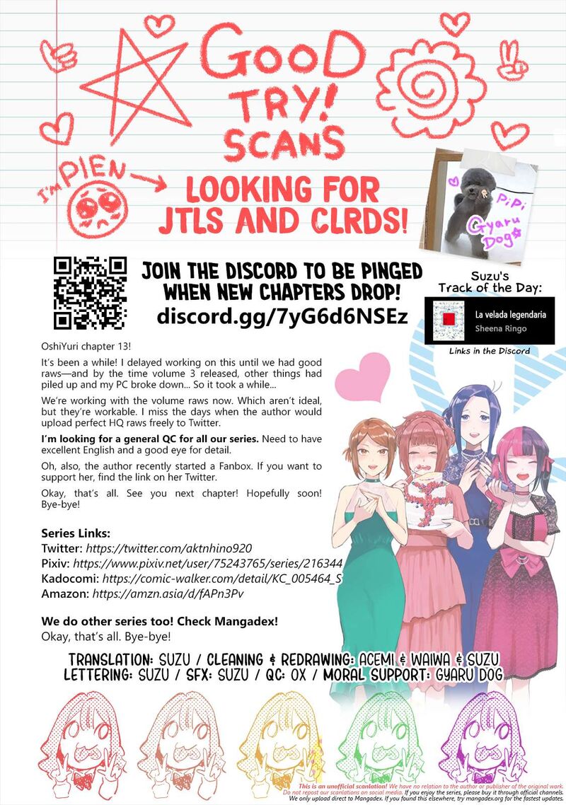 Oshi To No Yuri Wa Arienai Chapter 13 Page 36