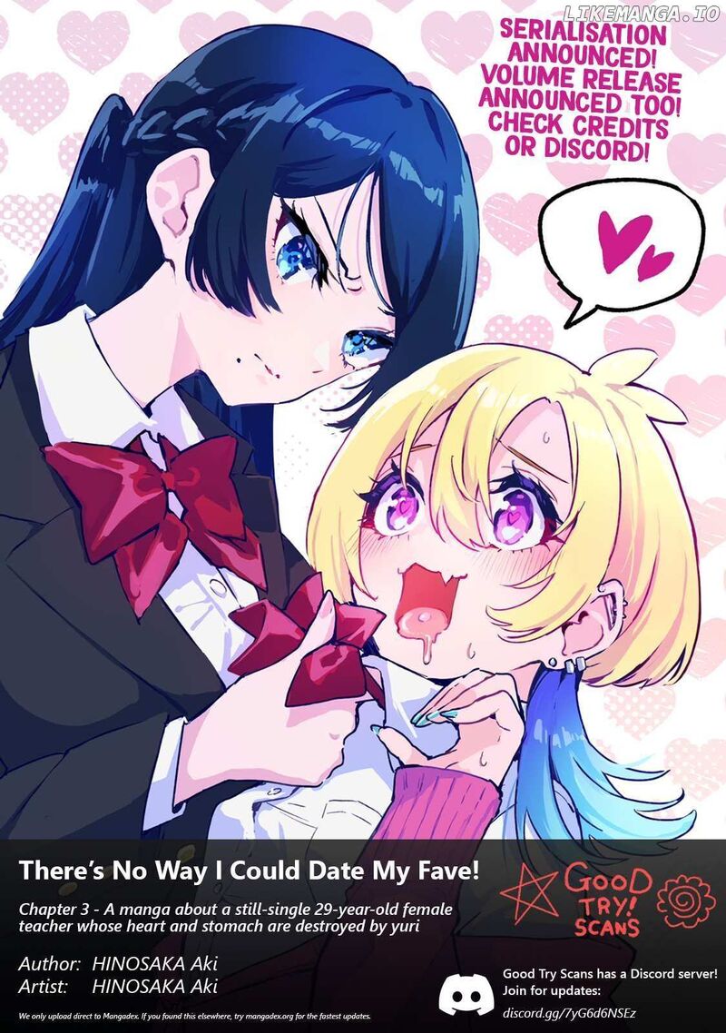 Oshi To No Yuri Wa Arienai Chapter 3 Page 1
