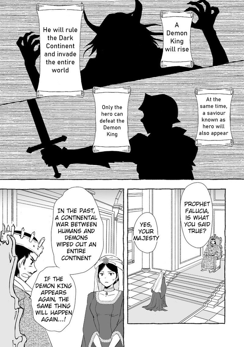 Ossan Yuusha To Maou Wo Hirou Chapter 1a Page 1