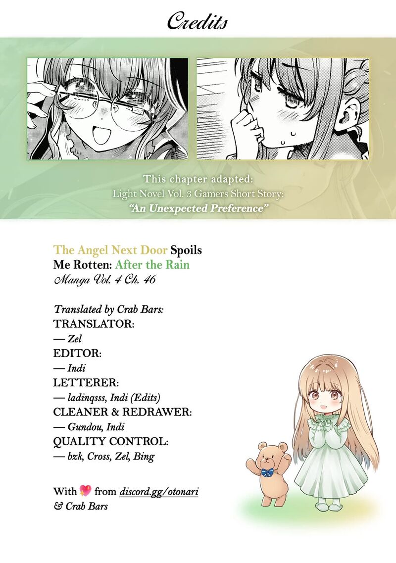 Otonari No Tenshi Sama Ni Itsunomanika Dame Ningen Ni Sareteita Ken After The Rain Chapter 46 Page 12