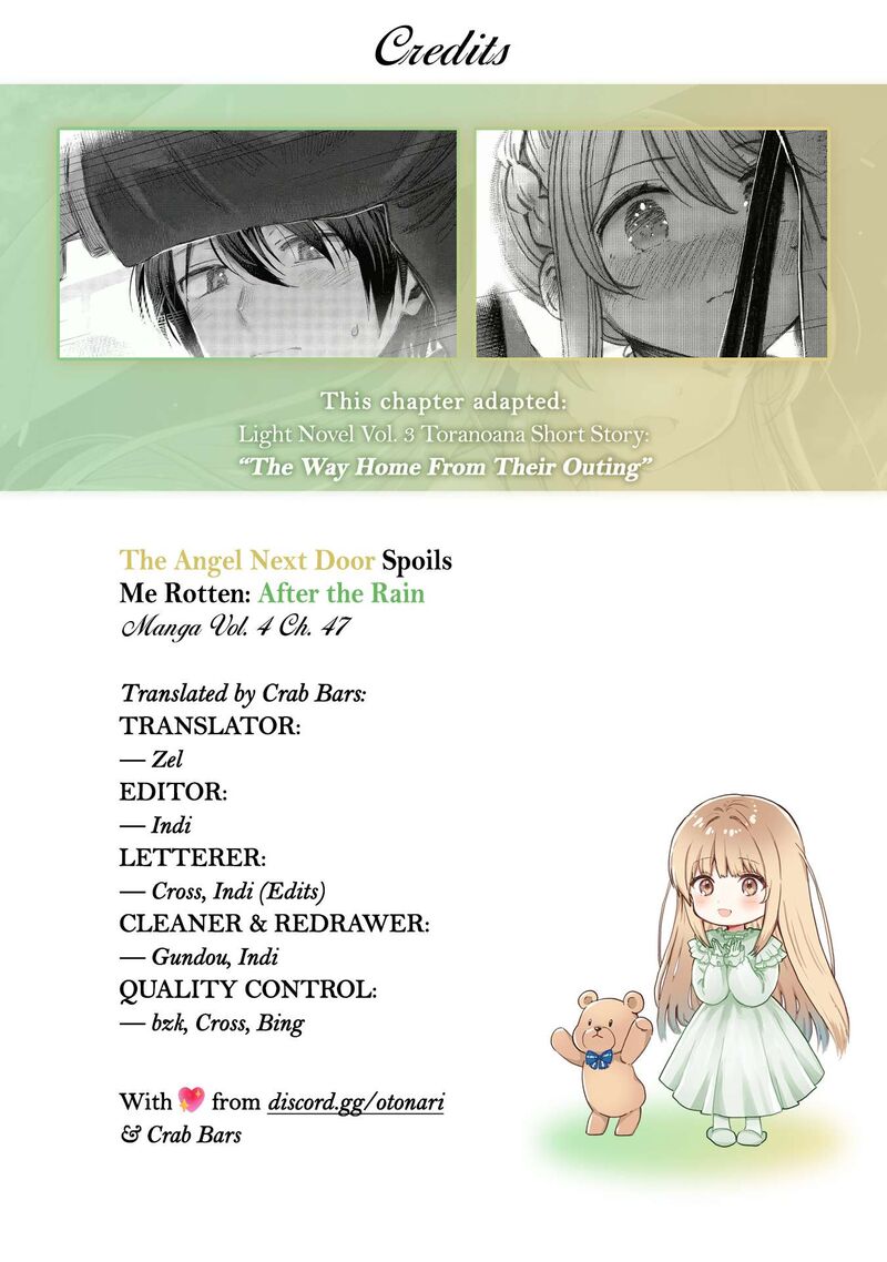 Otonari No Tenshi Sama Ni Itsunomanika Dame Ningen Ni Sareteita Ken After The Rain Chapter 47 Page 11
