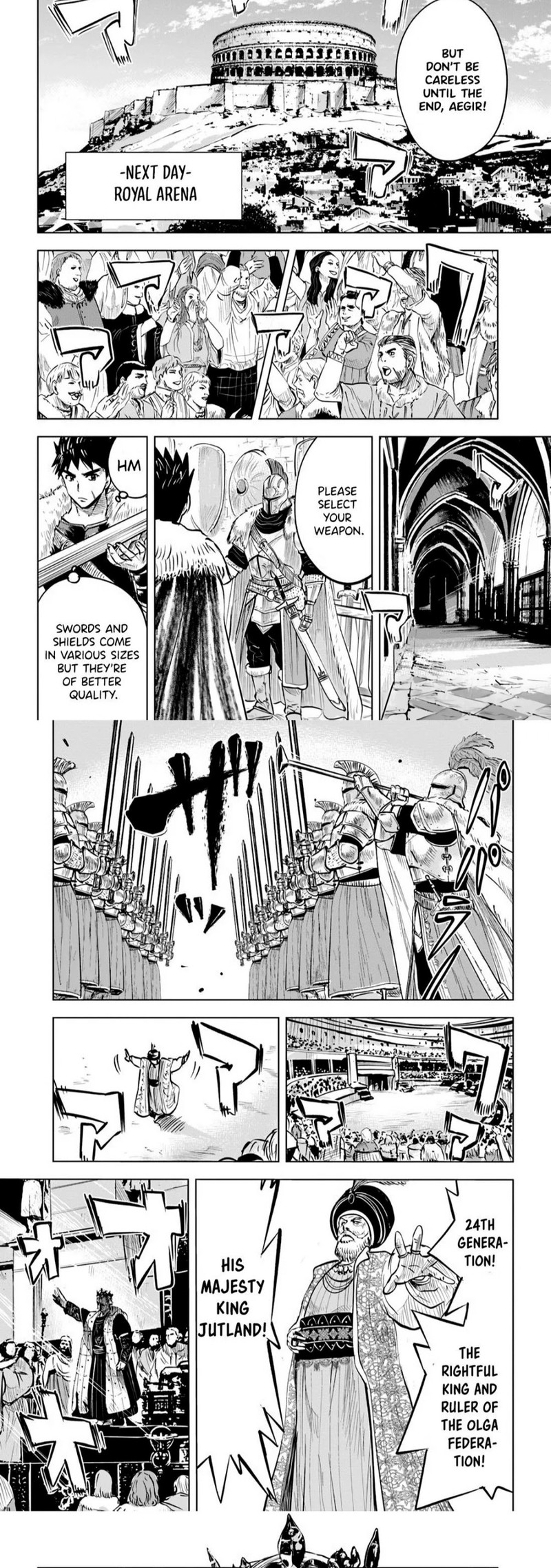 Oukoku E Tsuzuku Michi Dorei Kenshi No Nariagari Eiyuutan Chapter 19 Page 3