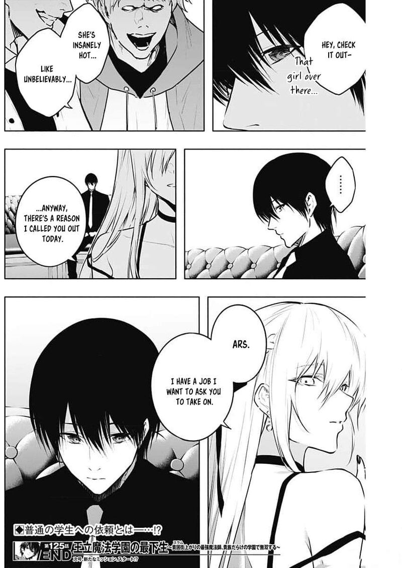 Ouritsu Mahou Gakuen No Saikasei Hinkongai Agari No Saikyou Mahoushi Kizoku Darake No Gakuen De Musou Suru Chapter 125 Page 19