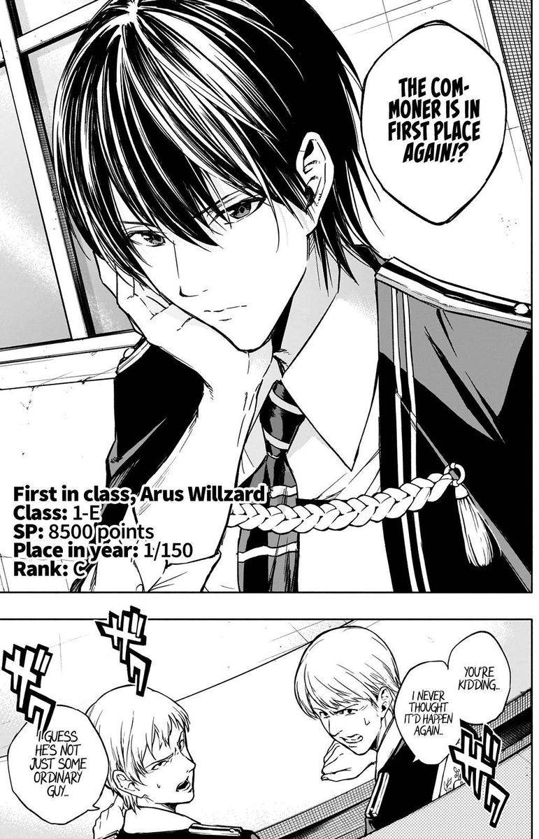 Ouritsu Mahou Gakuen No Saikasei Hinkongai Agari No Saikyou Mahoushi Kizoku Darake No Gakuen De Musou Suru Chapter 31 Page 8