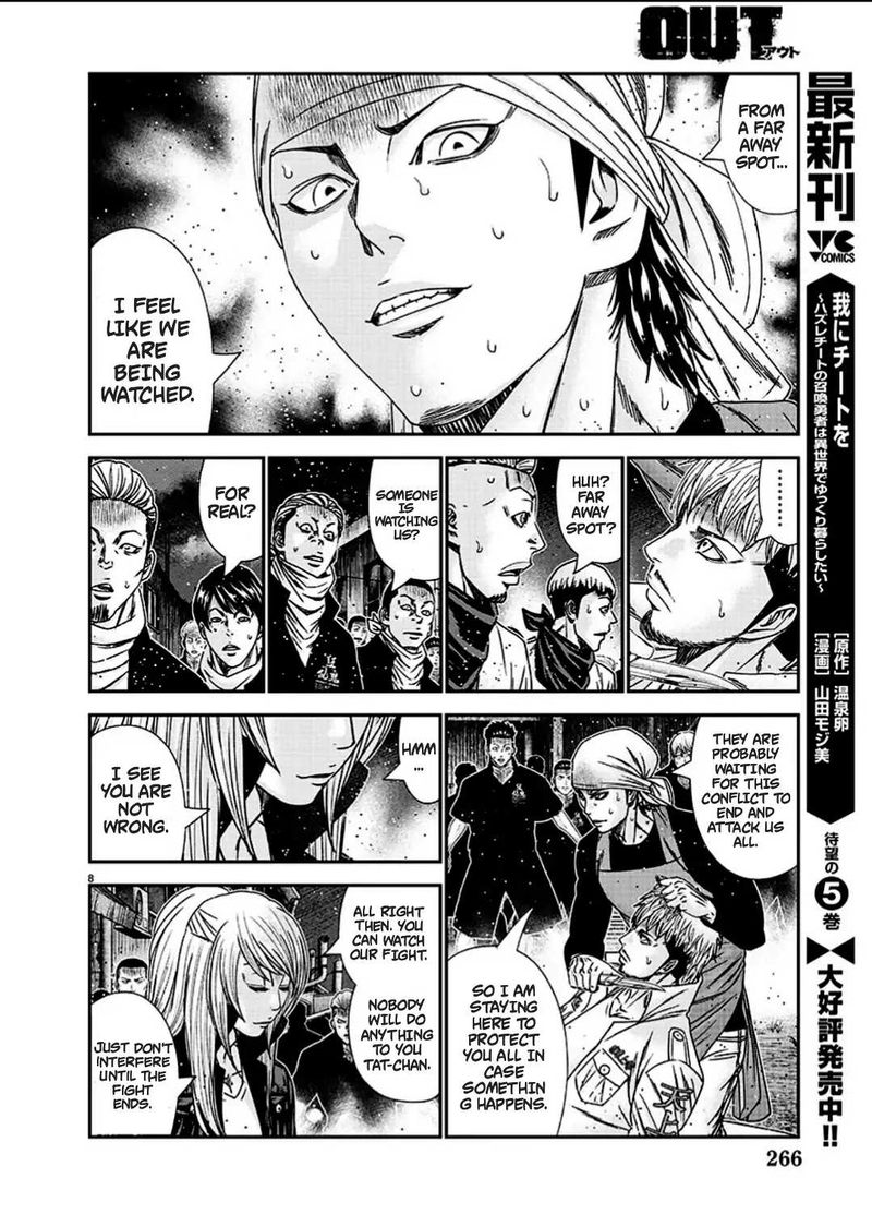 Out Mizuta Makoto Chapter 215 Page 8