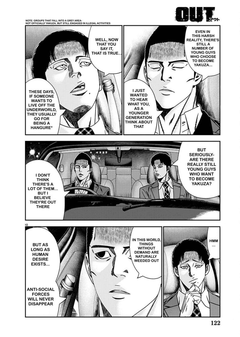 Out Mizuta Makoto Chapter 240 Page 10