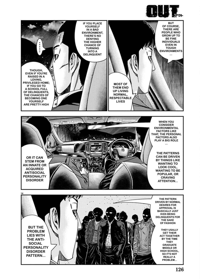 Out Mizuta Makoto Chapter 240 Page 14