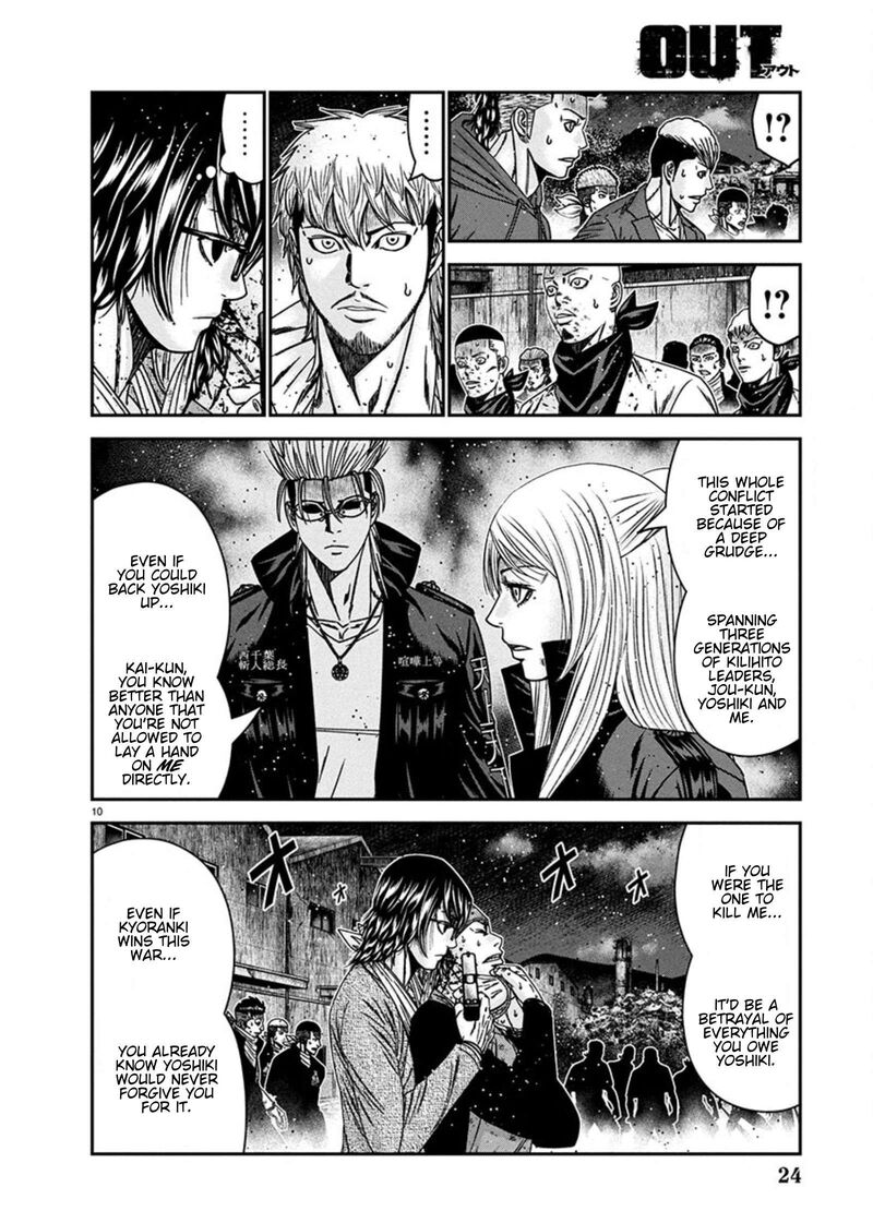 Out Mizuta Makoto Chapter 255 Page 10
