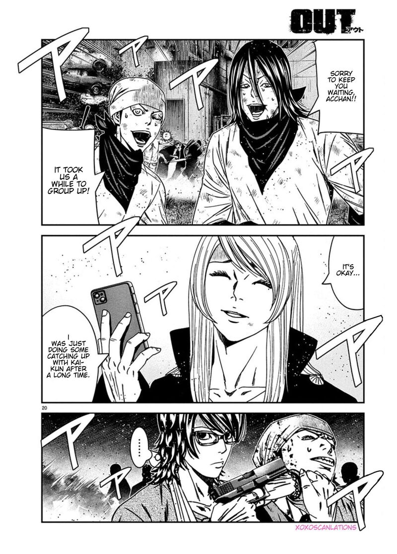 Out Mizuta Makoto Chapter 255 Page 20
