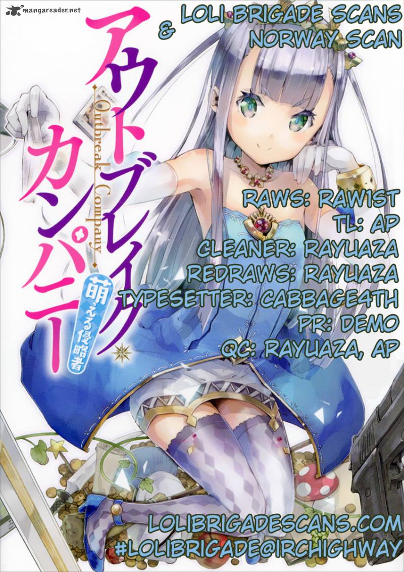 Outbreak Company Moeru Shinryakusha Chapter 5 Page 1